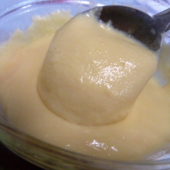 レンジで豆乳カスタードクリーム